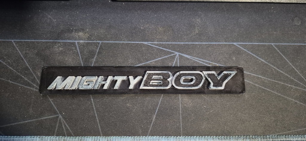Suzuki Mightyboy badge