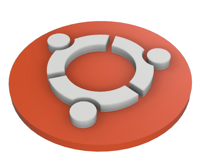 Ubuntu Logo Keychain
