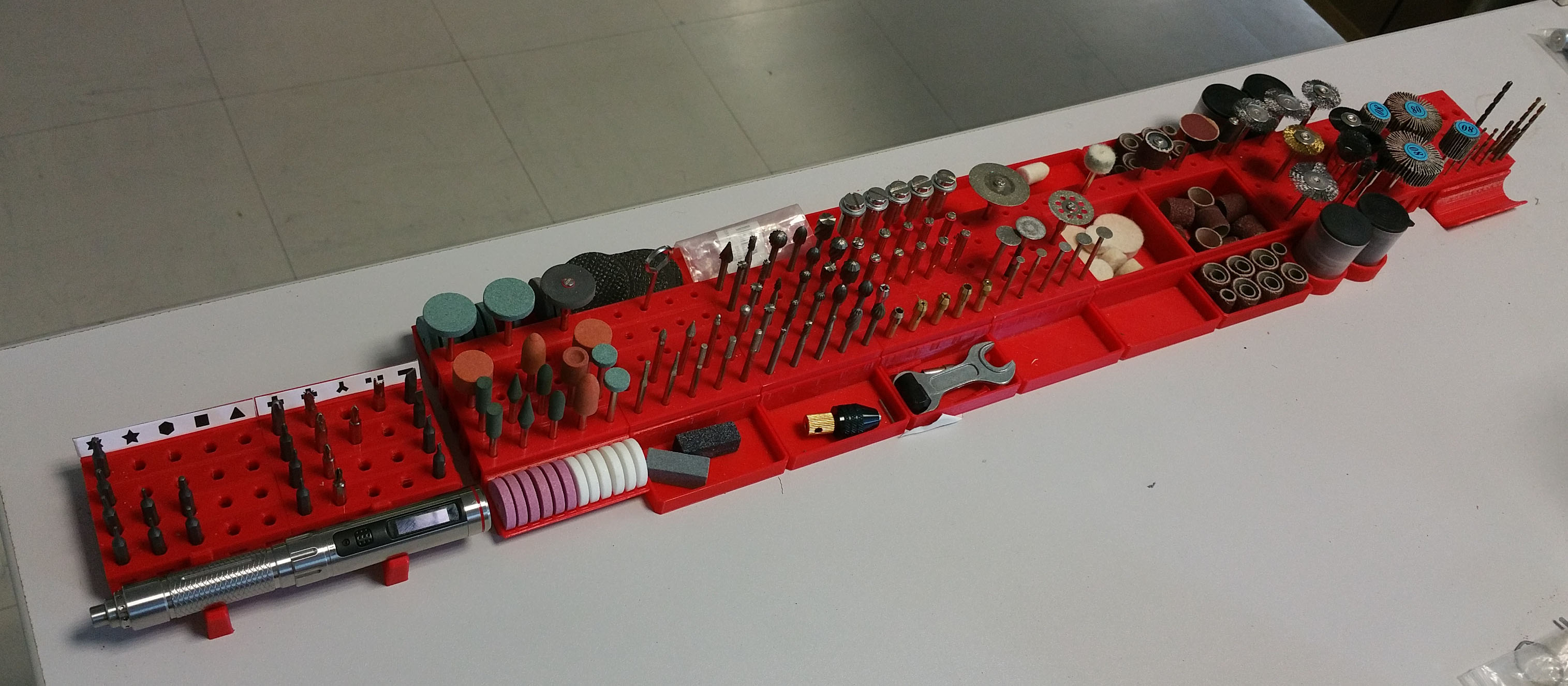 Modular Dremel tool holder