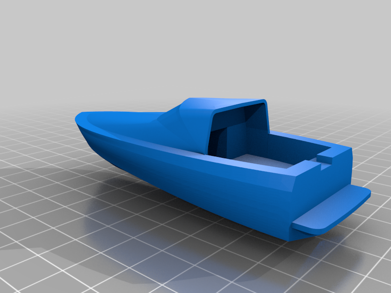 Scale Boat with Wave Stand