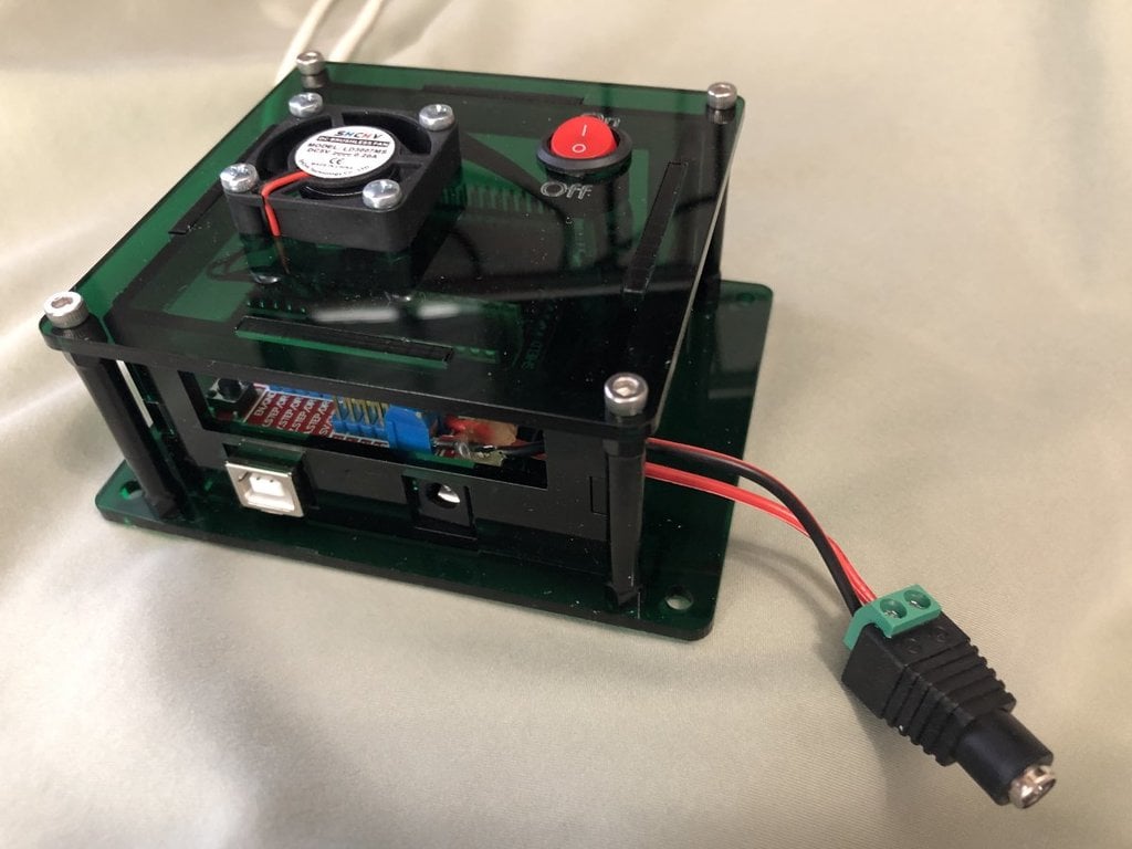 Laser-cut Case for Arduino Uno with CNC Shield