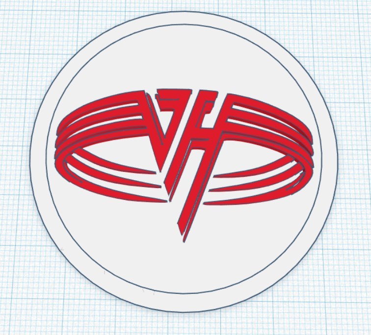 2 Van Halen Modular Logo Inserts