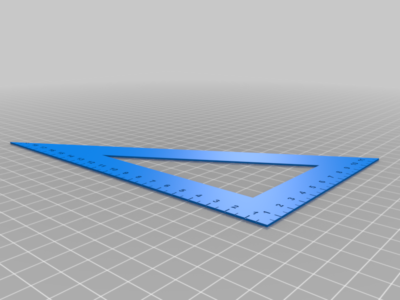Triangle Ruler for A6 Notebook