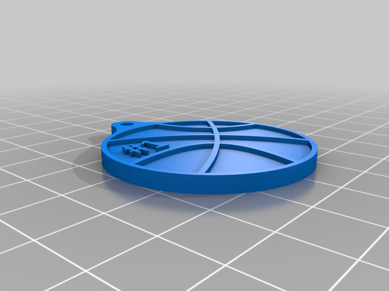 Basketball Keychain