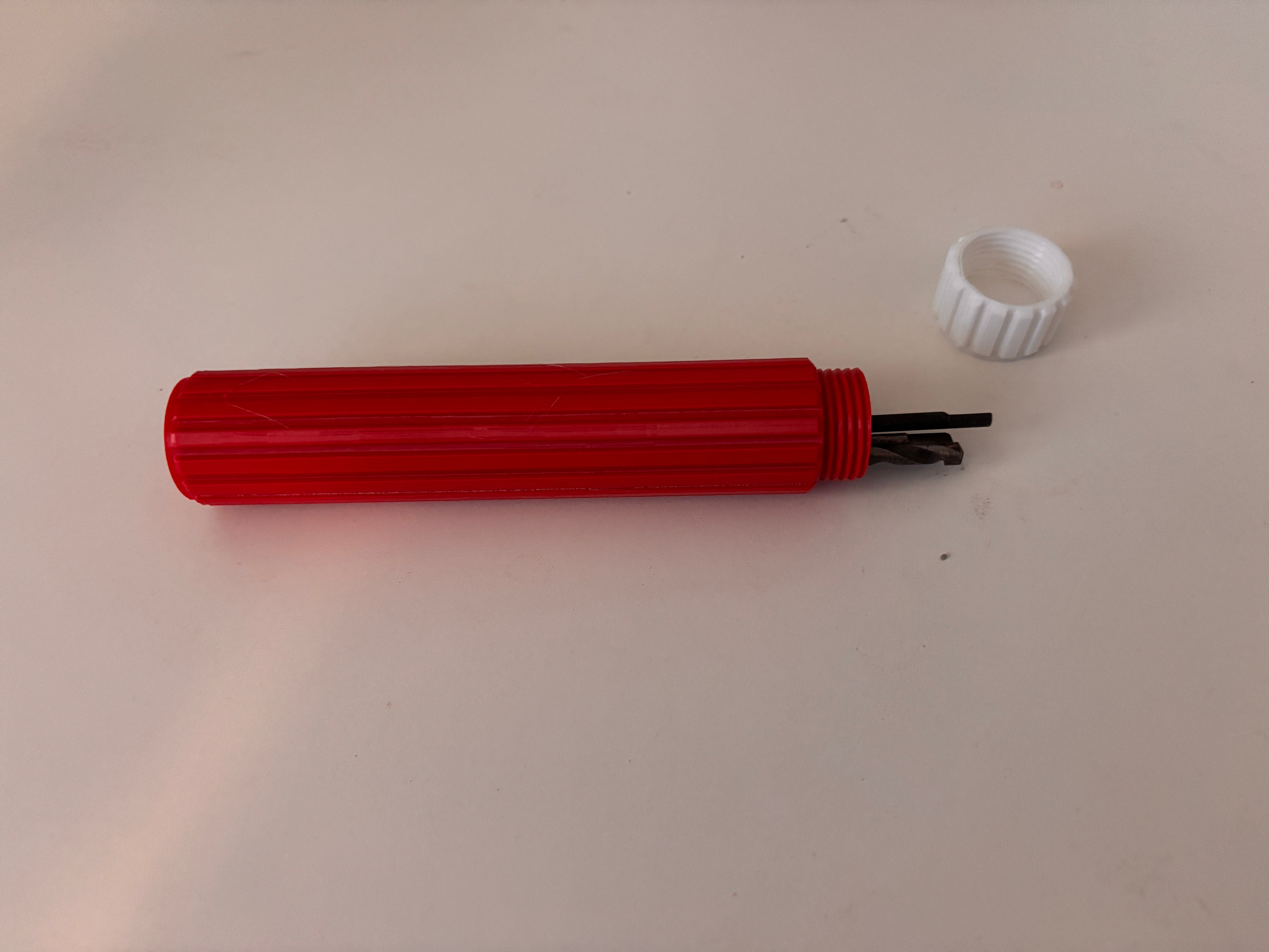 Storage for Tapcon Masonary Drill Bits