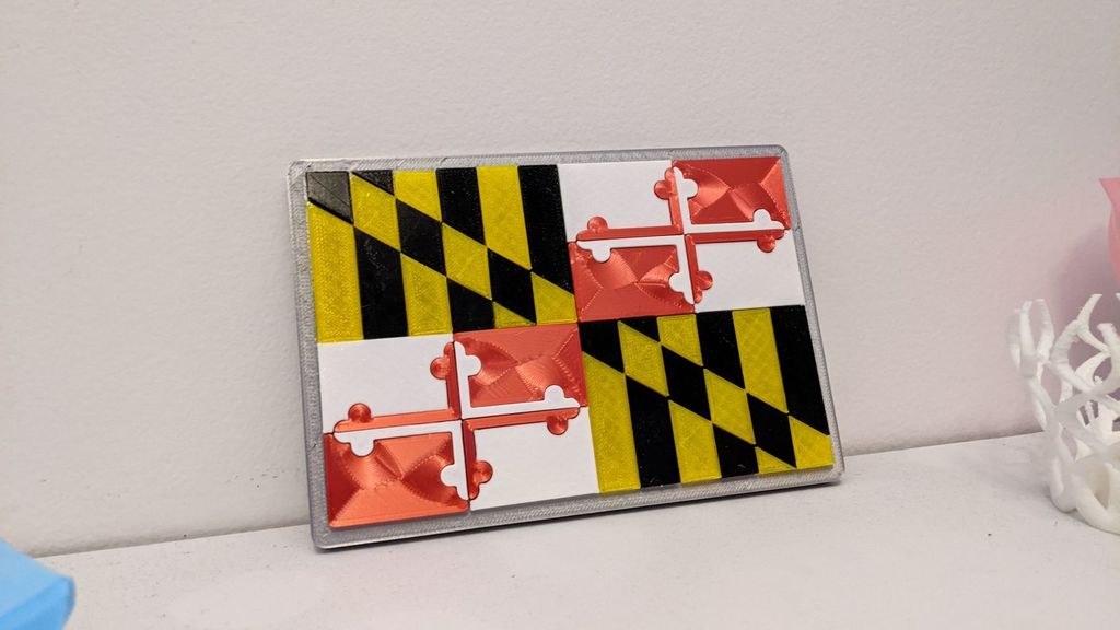 Maryland State Flag Puzzle