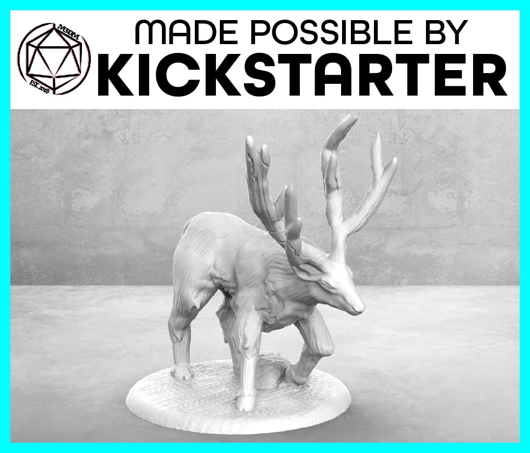 Image of Stag - Action Pose - Tabletop Miniature