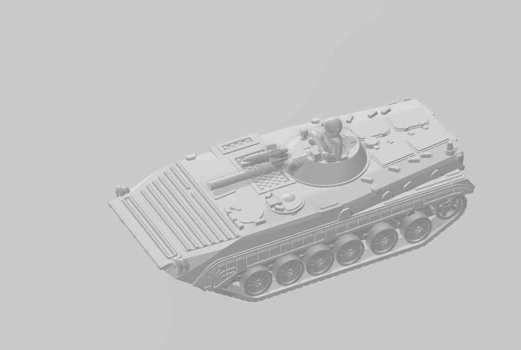 bmp-1 6mm 1:285 with commander