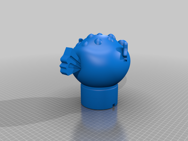 Puffer Fish LED lamp