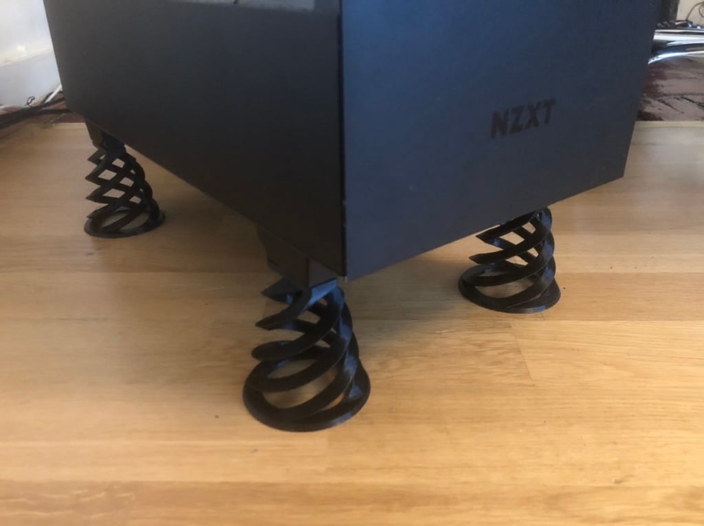 Computer Case Feet | Tall and Springy | NZXT H500 