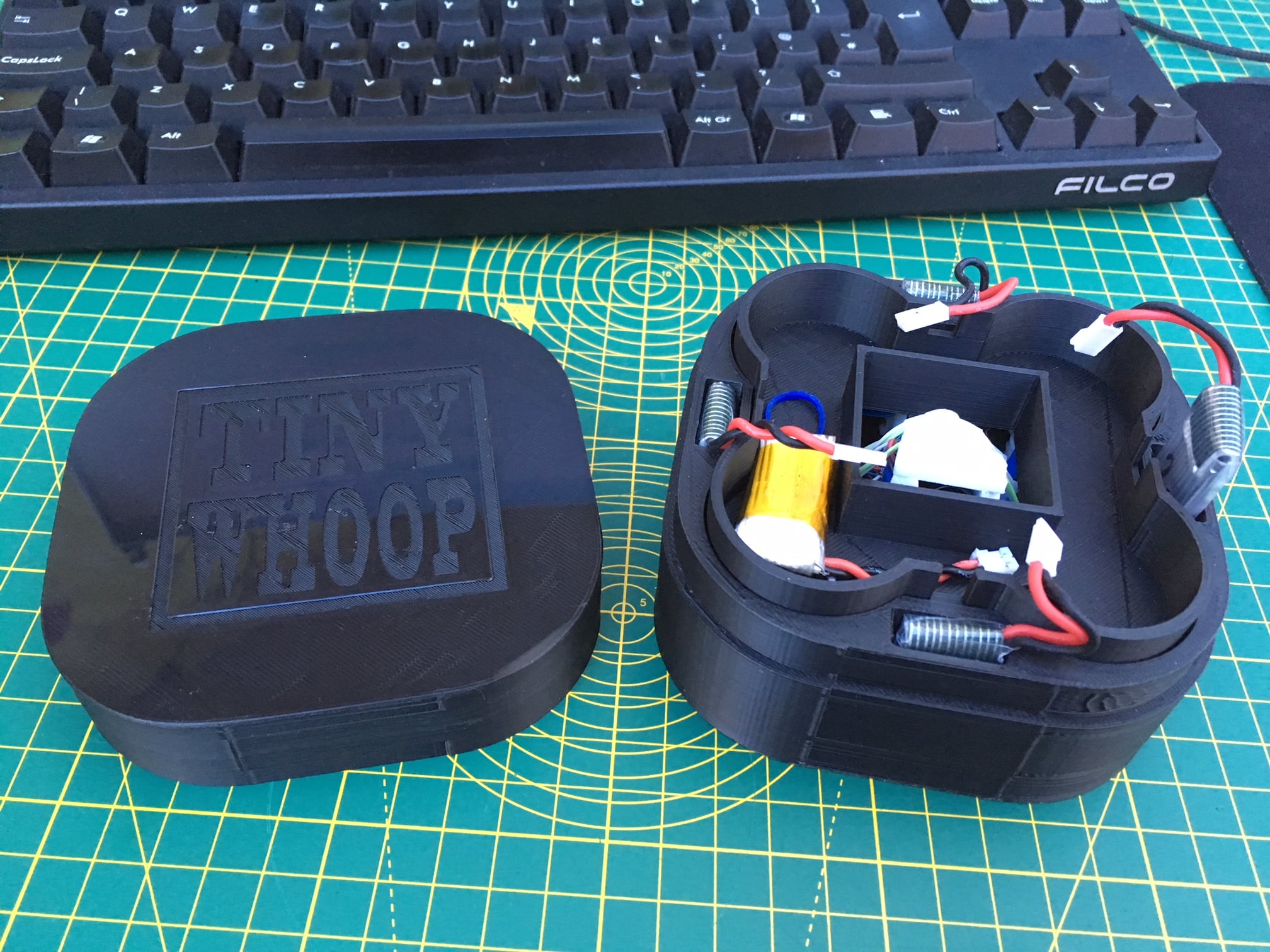 Tiny Whoop E010 case with tray