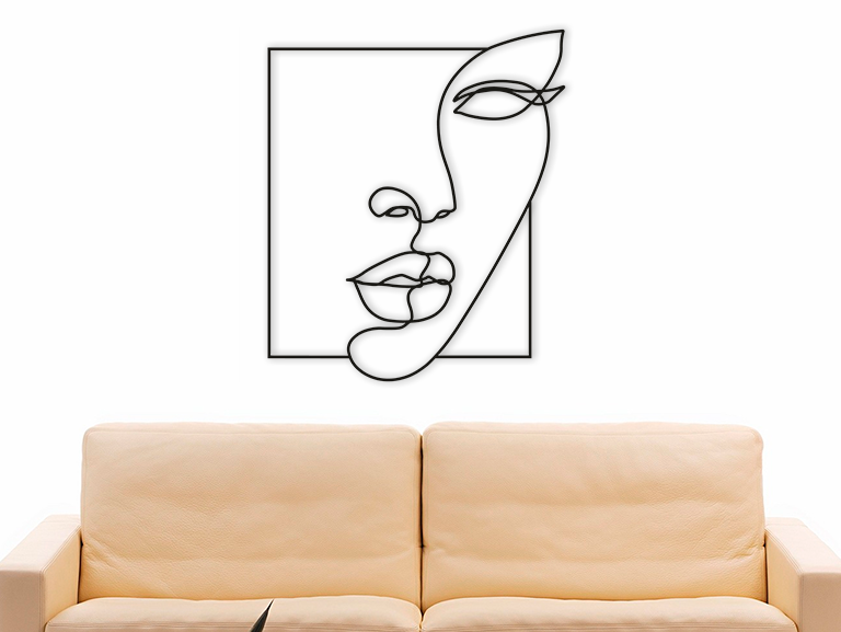 One Line Face