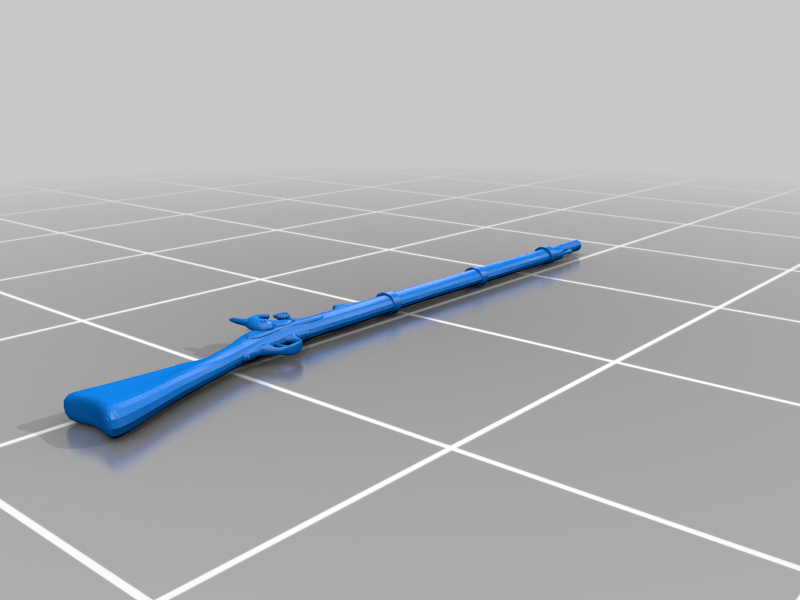Musket with corrected normals on banding