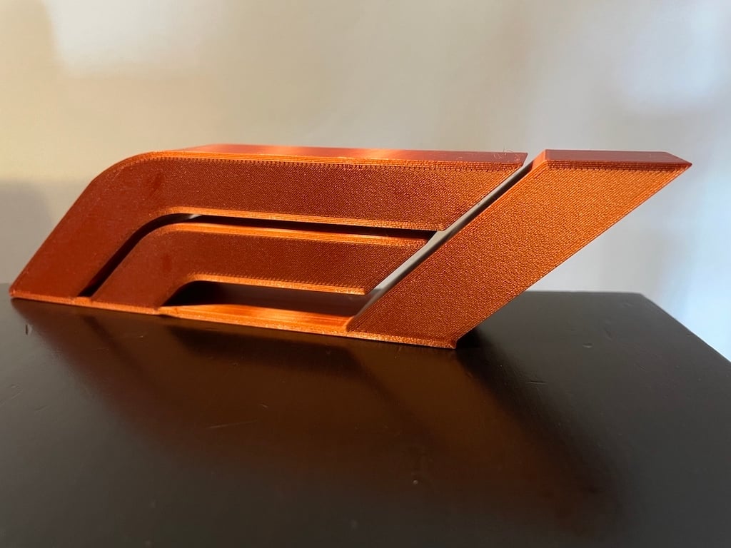 F1 Logo with stand