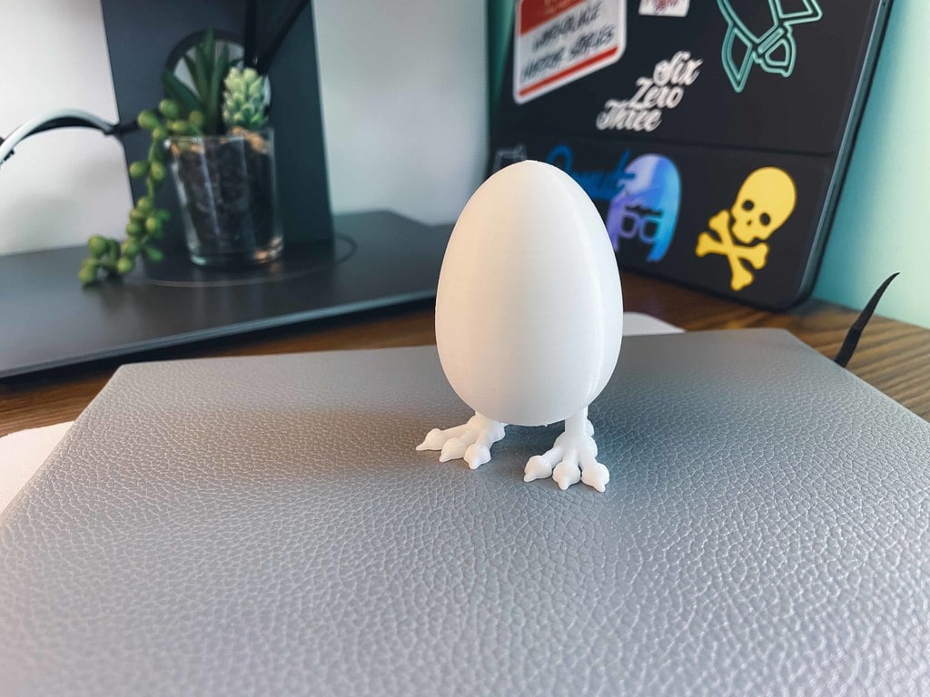 Chicken Egg with Legs