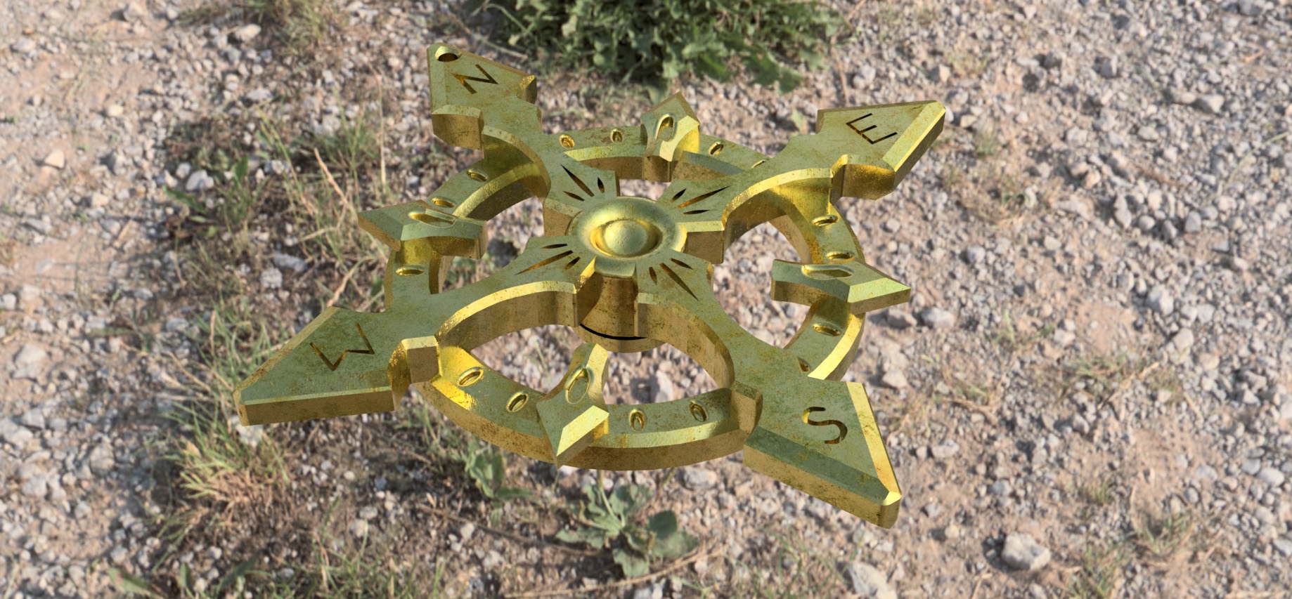 Dariax Spinning Compass from Exandria Unlimited ( Critical Role )