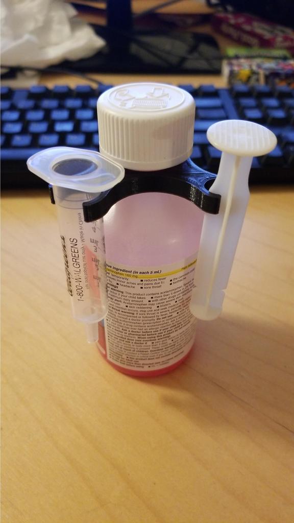 Childrens Medicine Syringe Holder
