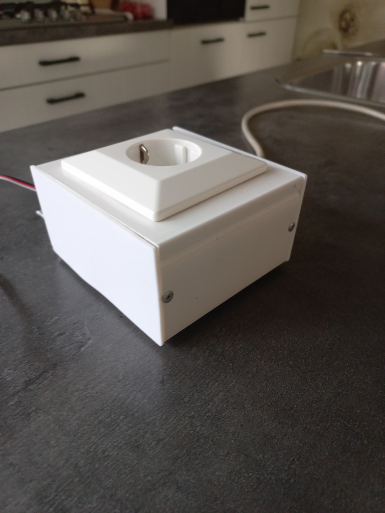 Side panel for a cable duct.