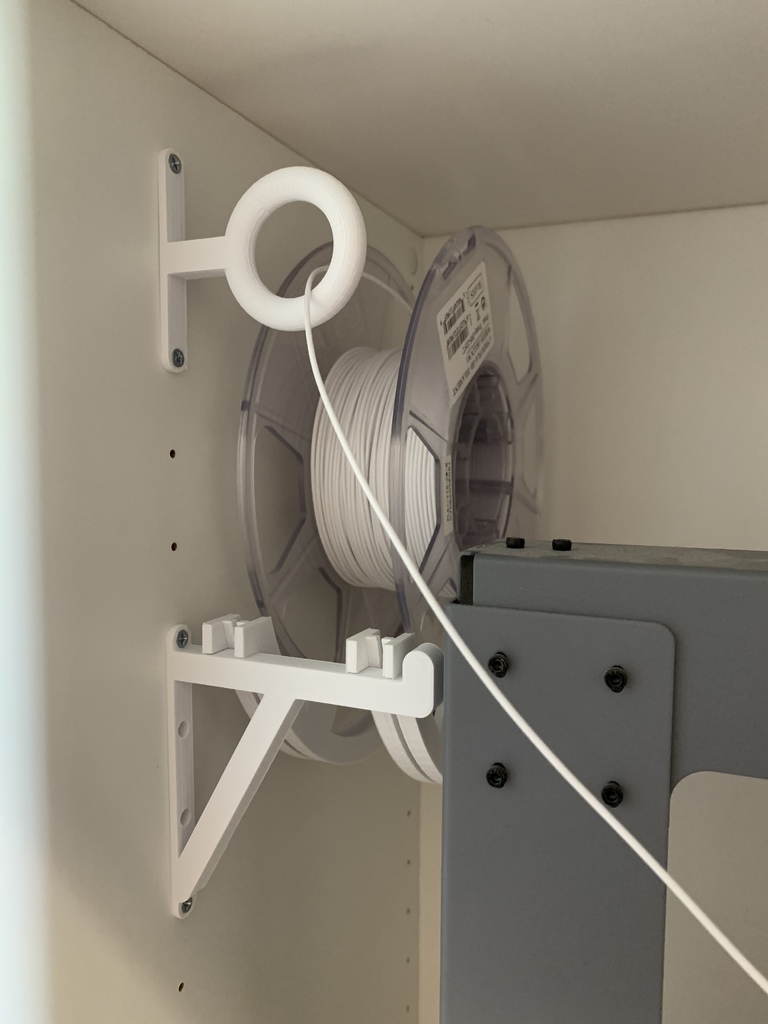 Customisable filament spool holder for IKEA STUVA