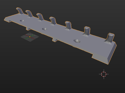 Multi Hook for keys, based on Triple Switch 7 Hooks by cramsay1