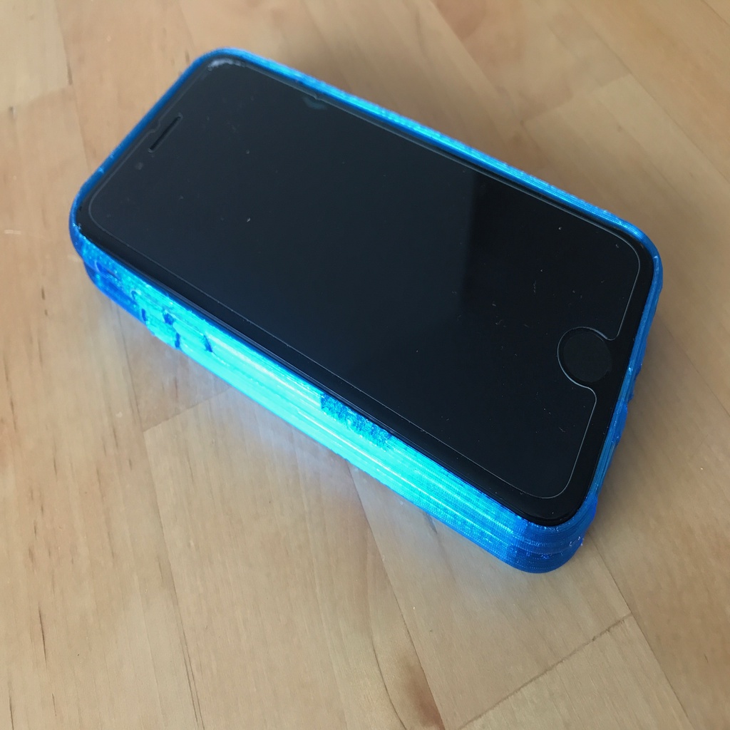 Double iPhone 7 Flexibumper Case (use TPU or other flexible filaments)