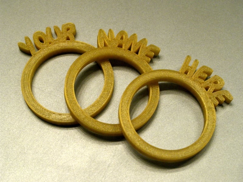 Personalized Napkin Rings