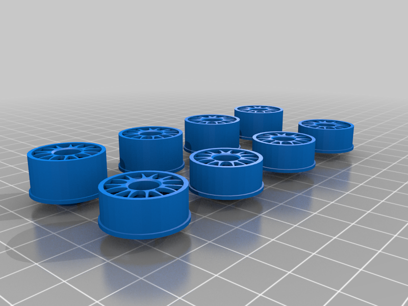 BBS Style Wheels For Kyosho Mini-z RWD