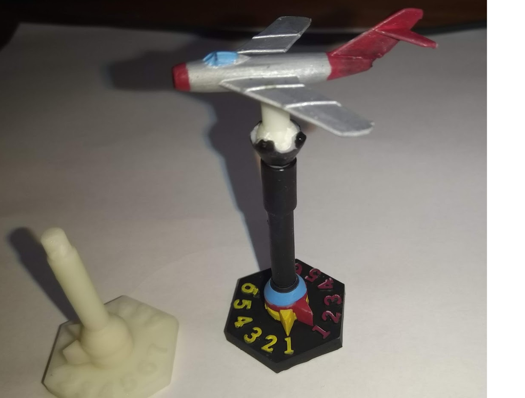 Hex Model aircraft stand 