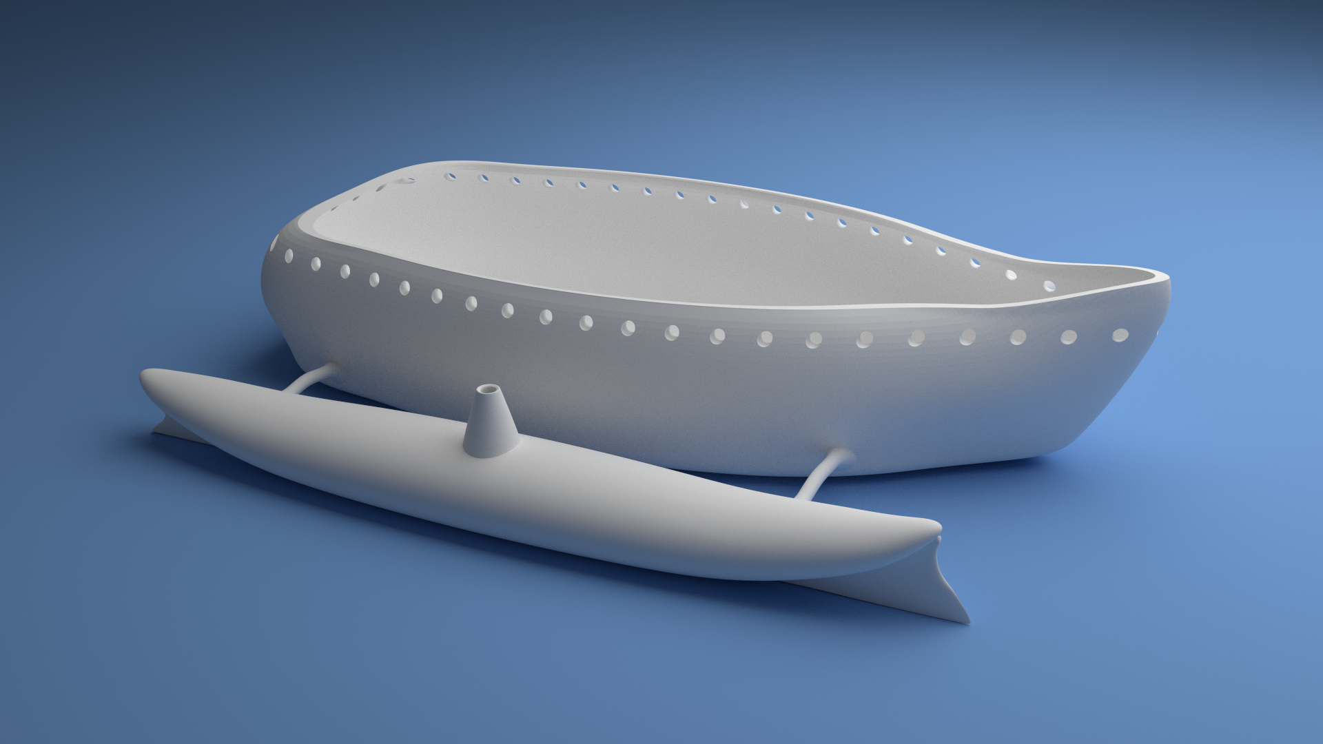 Hyper-buoyant Pontoon Boat