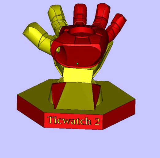 Ticwatch 2 Ironman Stand mini