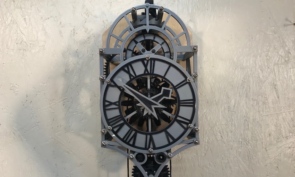 Christiaan Huygens 3D printed clock
