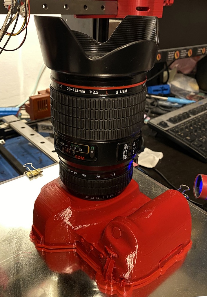 Canon 5D Mk2 - Lens Mug - holder