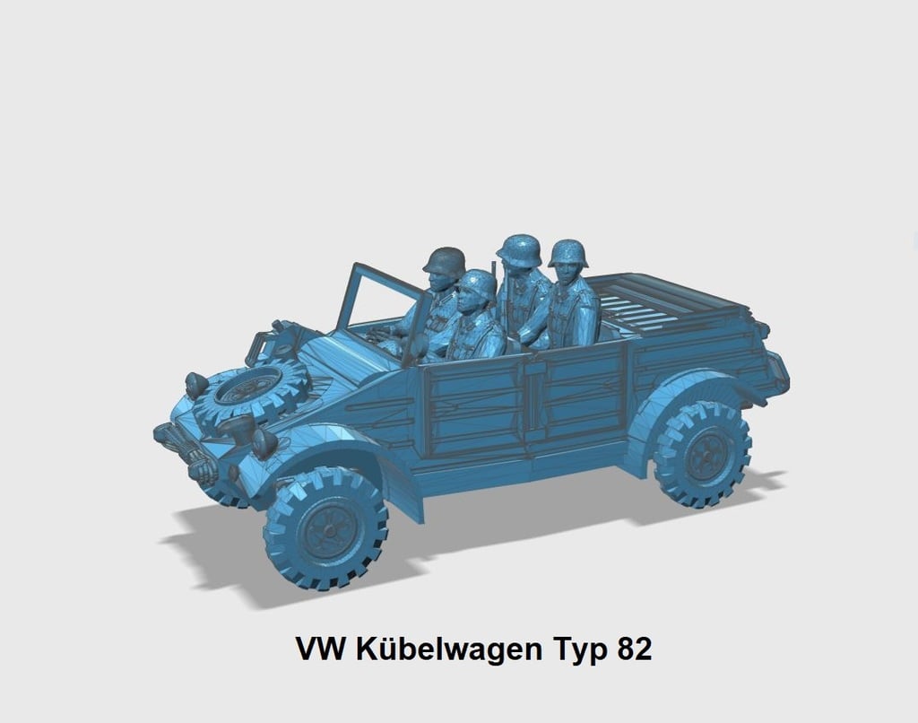VW Kübelwagen Typ 82 - scale 1/72