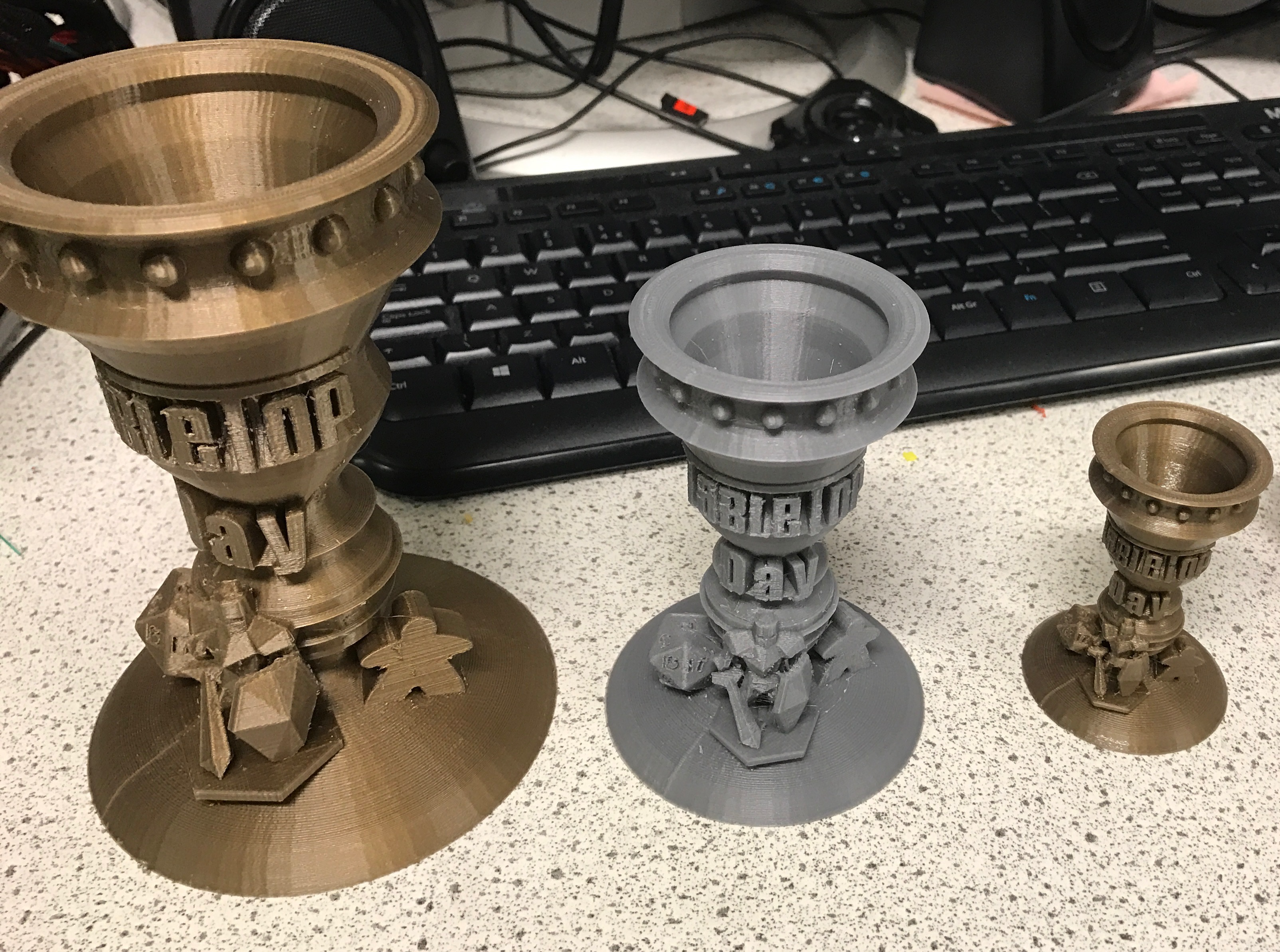 Tabletop Day Trophies