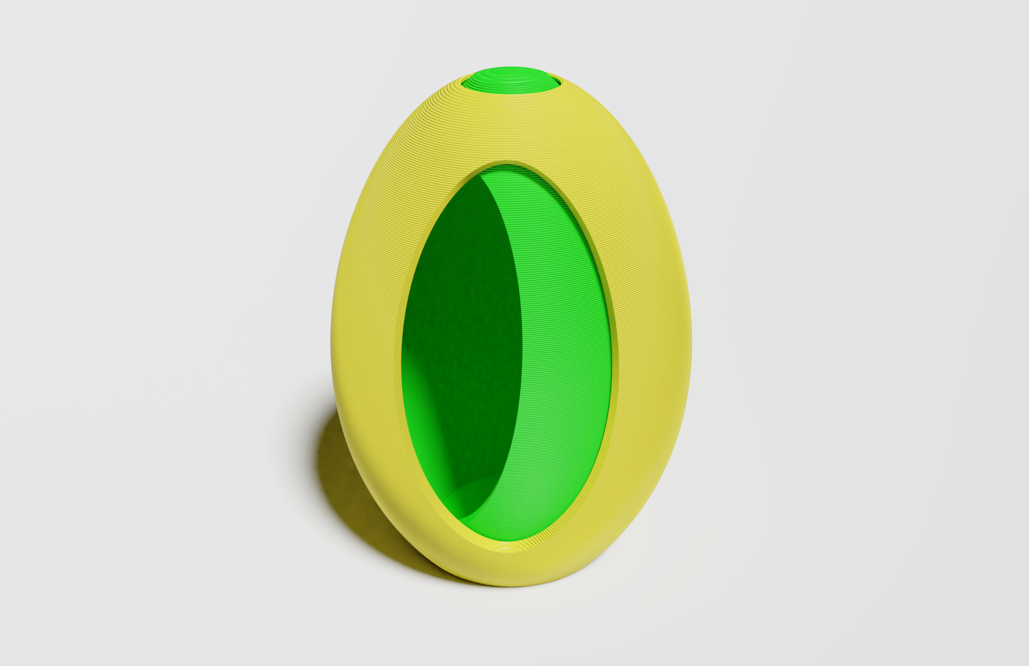 Revealing print in place easter egg