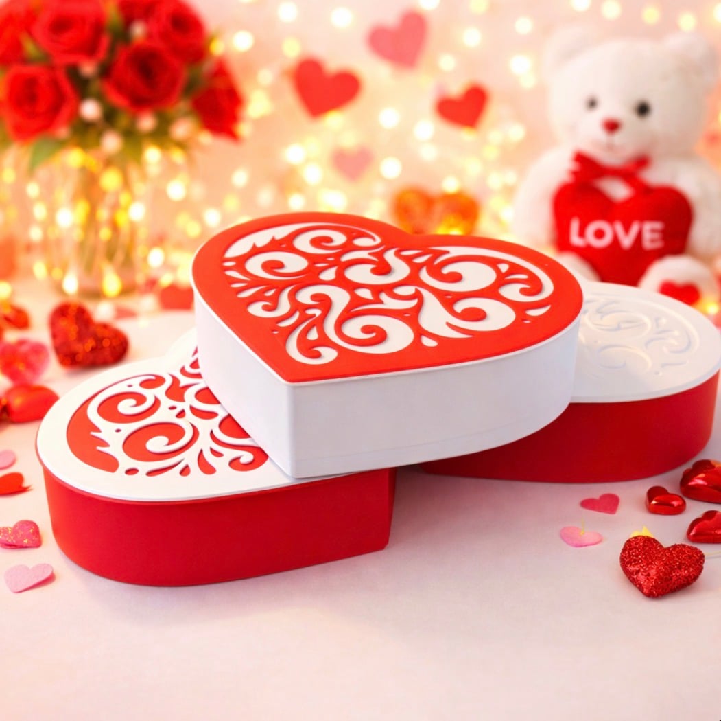 Valentine's Day Heart Gift Box - Two Colors - Remix