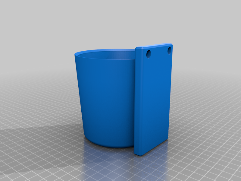 Cup holder mount for 8040 extrusion sim rig V2.0