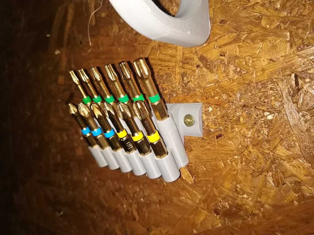 Screwdriver bits holder 3D model