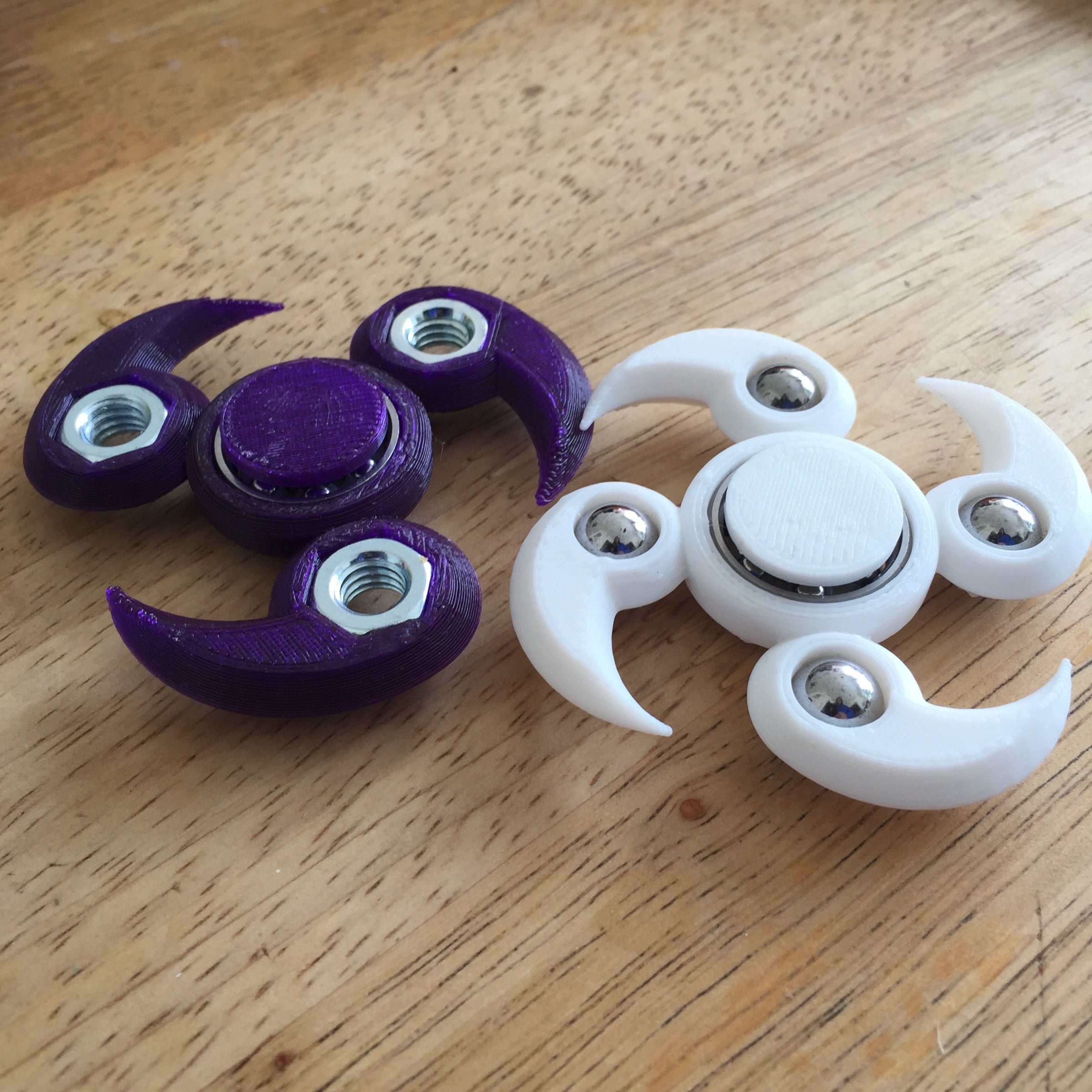 Customizable Edgy Yin Yang Fidget Spinner (pick-a-weight)