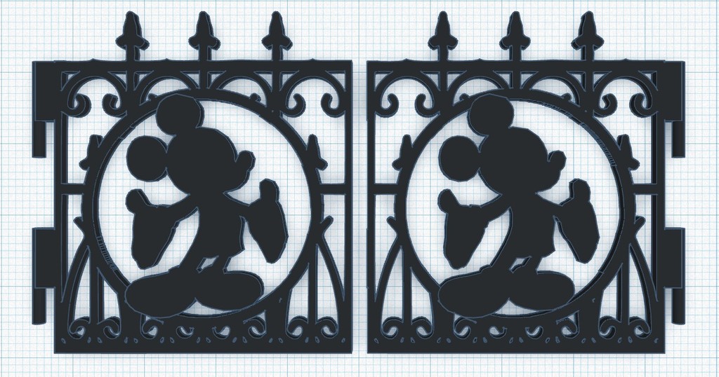 Mickey's gate 3D model