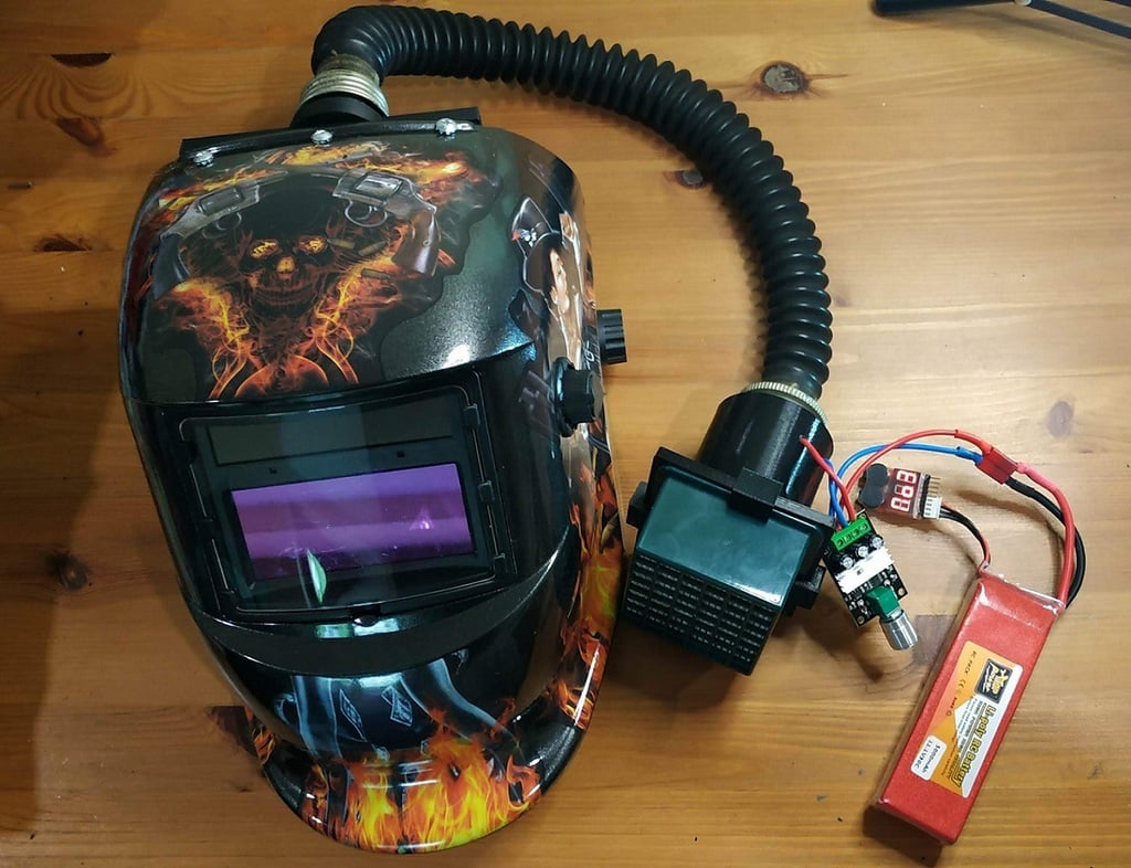 Professional DIY welding helmet.