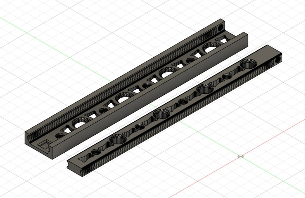 Airsoft Ball Bearing Drawer Slide - Extended