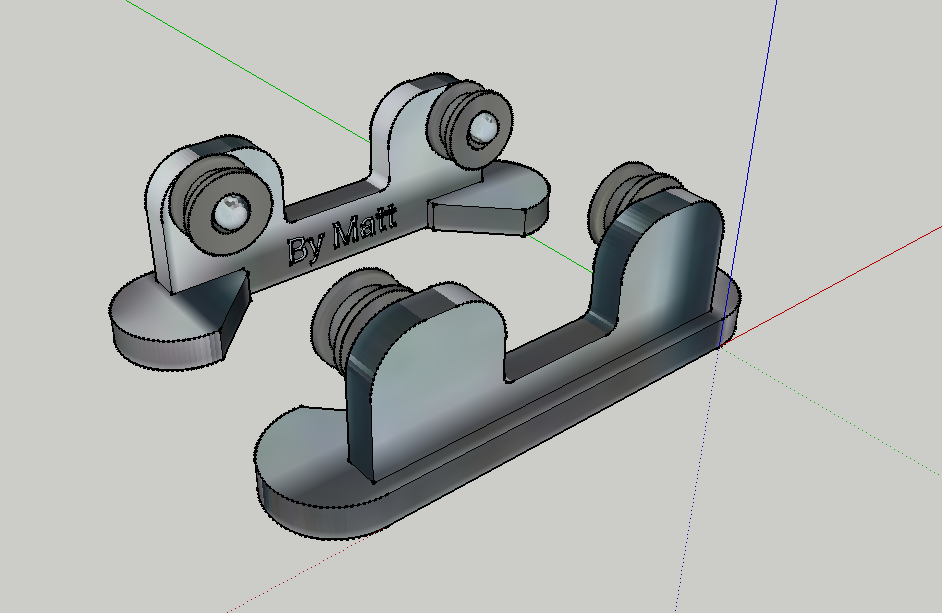 universal mini spool roller / mini support bobine universel