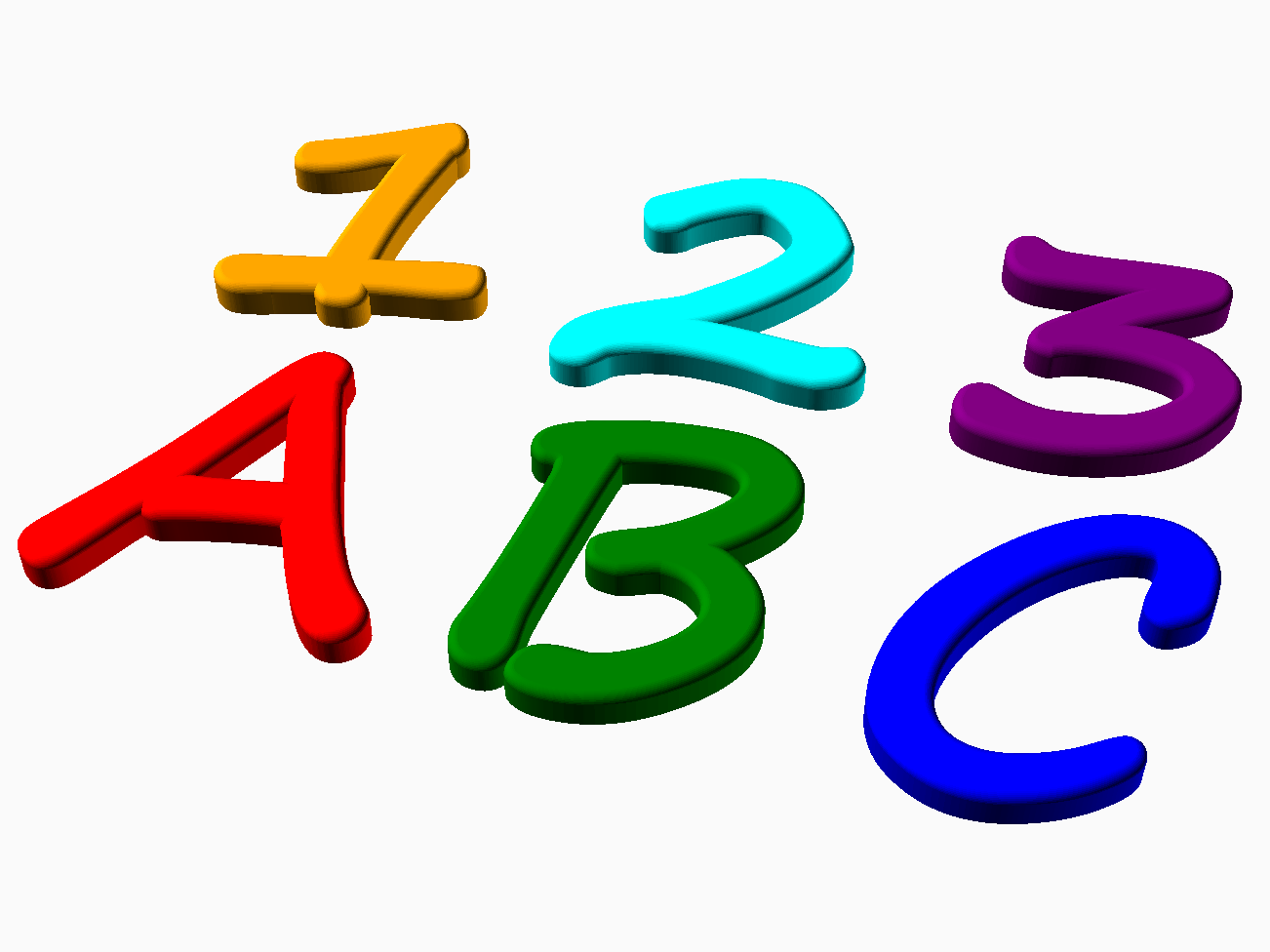 Customizable Push Pin Wall Letters