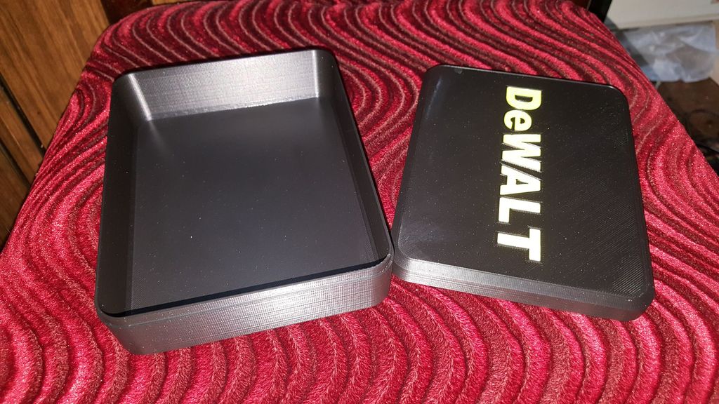 DeWALT box in case for drills