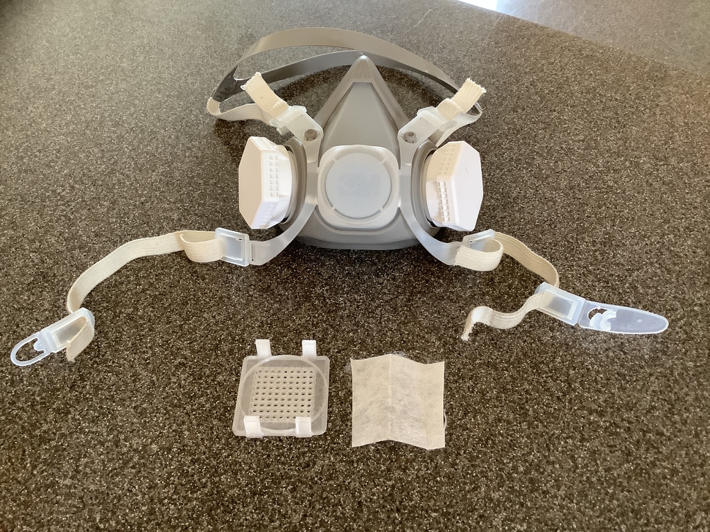 3M Respirator Mask Exhaust Clip