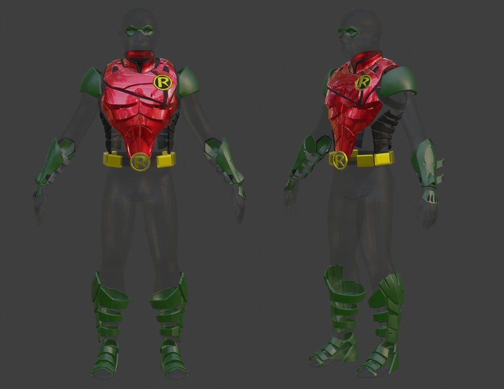 Robin injustice 2 Inspired Armor