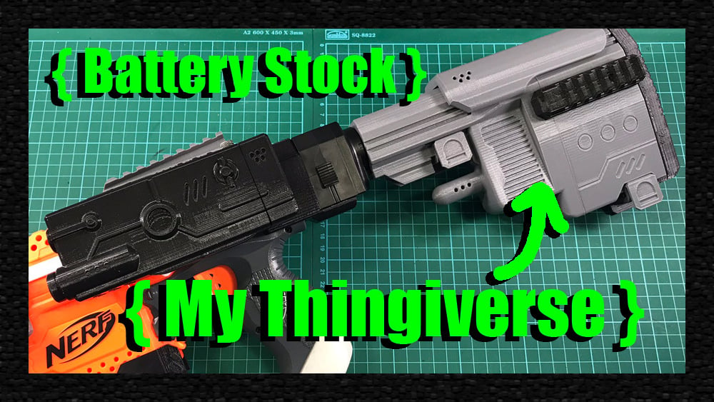 Blaster Battery Stock which work with Worker's stock attachment