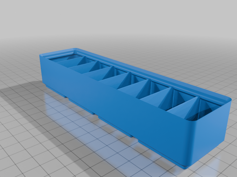 Gridfinity | Bin | Box | Assortment | 1 x N x 4 | WXN