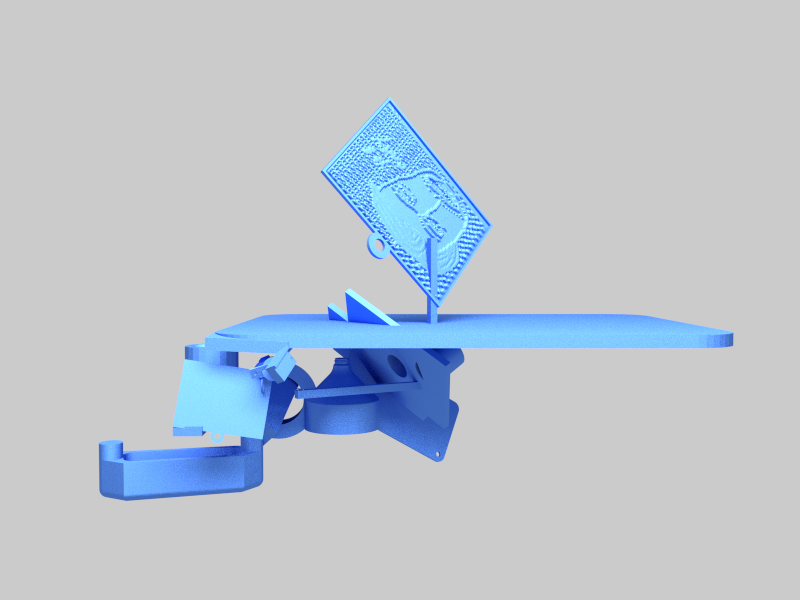 Tool along  shaped like e-Nable Test